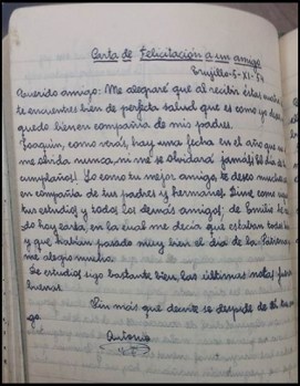 carta amigo